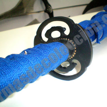 Katana hoja de aleaci�n al carbono. Saya azul