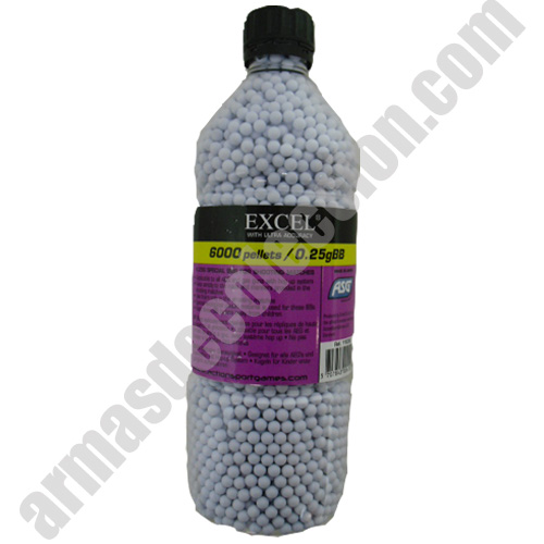 BOLAS EXCEL 0,25 X 6000