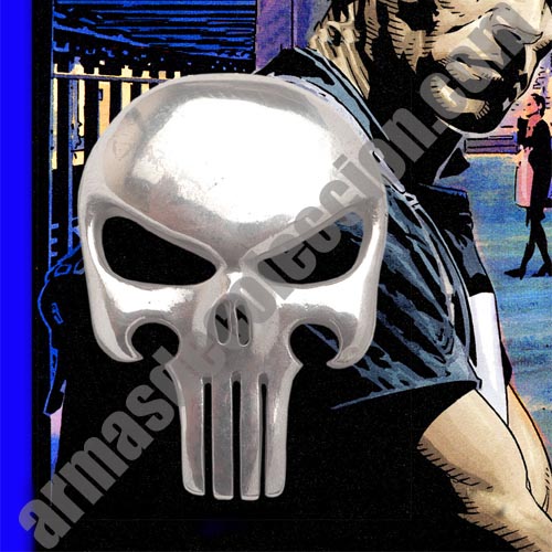 COLGANTE PUNISHER DE PLATA