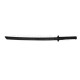 Training or cosplay Boken Katana sword. black