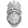 Placa Cartera Metalica Americana Patrol Inspector