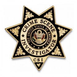 Placa metálica para cartera de un CSI