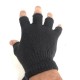 Magic Acrylic Gloves Black Fingers