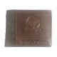 Brown Braided Genuine Wallet