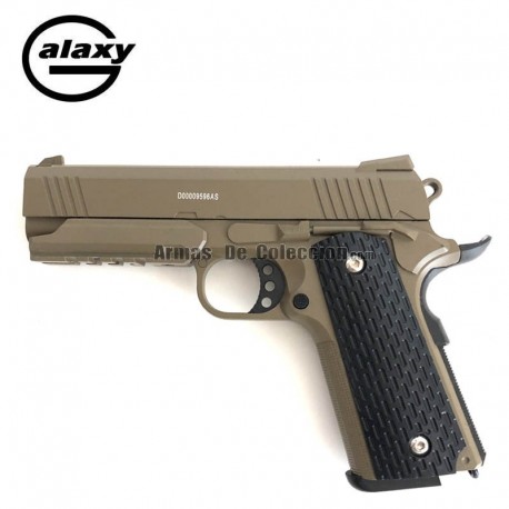 Galaxy G25 DESERT FULL METAL tipo Warrior - Pistola Muelle - 6 mm