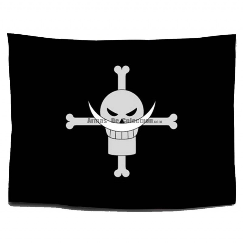 One Piece Bandera Piratas De Barbablanca Armas De Coleccion