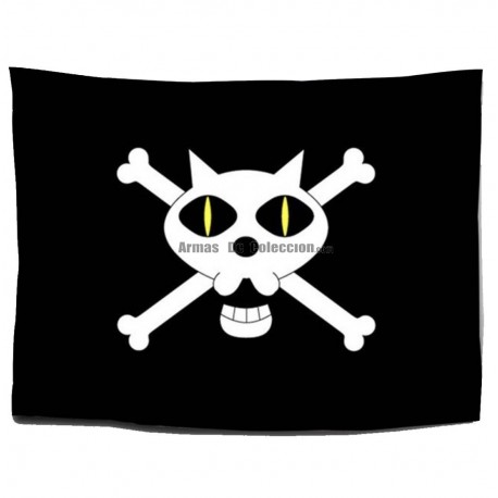 One Piece: Bandera Piratas del Gato Negro