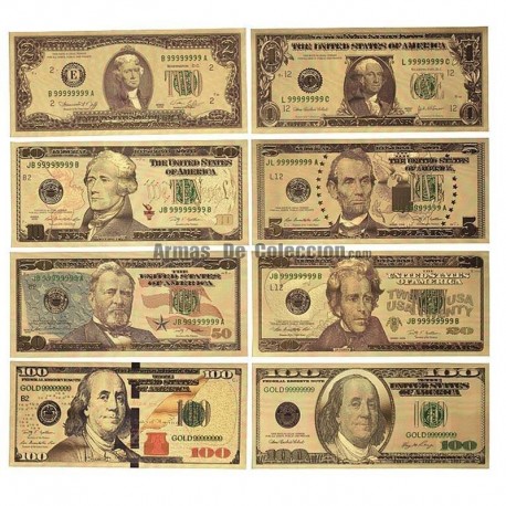 Colección replicas de Dólares americanos