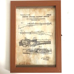Cuadro Patente Garand 1892