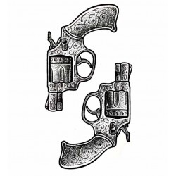 Tatuaje Temporal Revolver Engraving