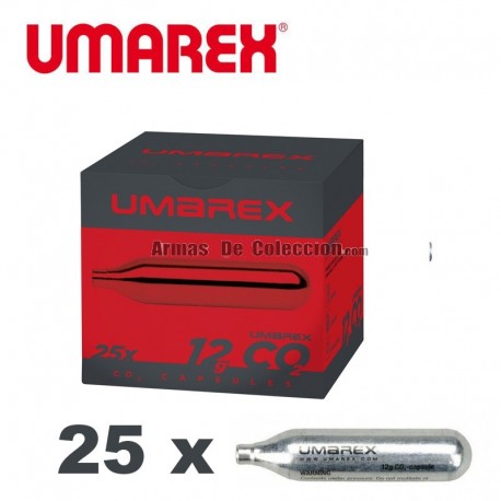 Cápsulas CO2 Umarex pack 25 unidades