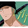 Pendientes de Roronoa Zoro (clip presión)