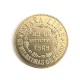 Réplica de moneda 25 milésimas de escudo de 1868
