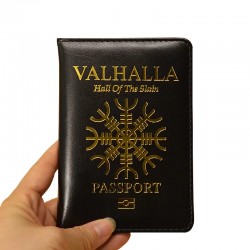 Funda para pasaporte Valhalla (vikingo)