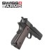 Swiss Arms 92 Pistola 4.5MM CO2 Full Metal Blow Back Plata/Madera