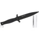 Cuchillo de entrenamiento negro K25 .12.3 cm