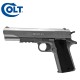 Colt 1911 Black Silver 0,7J - Metal Slide - Muelle- 6mm