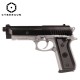 Colt 1911 Black Silver 0,7J - Metal Slide - Muelle- 6mm