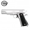 Galaxy G13S FULL METAL tipo Colt 1911 Silver - Pistola Muelle - 6 mm