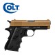 Colt 1911 Defender Gaz (Tan Slide, Black Lower)