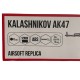AK47 Kalashnikov oficial (Funcionamento a mola)