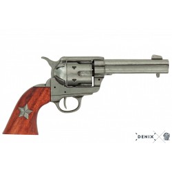 Replica of the Texas Ranger Lone Star Cal.45 Peacemaker 4,75" revolver, USA 1873 with reference 1038 Denix.
