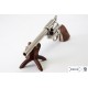 Réplicas seis balas y Revólver Colt Peacemaker caballería .45 de 1873 por Denix -(niquel) Referencia 1-1191/NQ