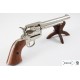Réplicas seis balas y Revólver Colt Peacemaker caballería .45 de 1873 por Denix -(niquel) Referencia 1-1191/NQ