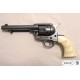 45 caliber Peacemaker revolver 5½". Brass. ivory grips