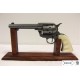 Revólver Colt Peacemaker calibre 45 5½". Prata. punho marfim