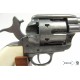 45 caliber Peacemaker revolver 5½". Brass. ivory grips