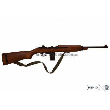 M1 Carbine USA 1941, Denix replica ref. 1122/C. 90 cm, 2,172 g, in wood and metal.