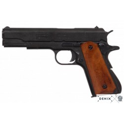 Réplica Pistola Automática .Colt 45 M1911A1 de Denix, Ref. 9312: Icónica Arma de las Guerras Mundiales