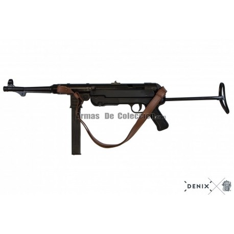 replica-ametralladora-mp40-alemania-1940-por-denix-referencia-1111c-historia-e-qualidade-em-detalhes