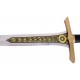 LOTR Los Anillos de Poder Espada de Elendil Réplica - Dorado y Negro - 105,5 cm - Ref. S6031"
