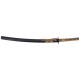 Katana Funcional S6038: Acero Carbono 1045, saya de Madera y Polipiel, Mango Encordado - 104 cm,