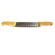 Cuchillo quesero doble mango – corta quesos - en acero inox 3Cr13Mov - Doble mango-Polipropileno/Amarillo - 50.80 cm