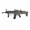 Rifle Scar negro muelle de Airsoft 8902A- BK - 6mm -370 FPS