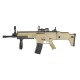 Rifle Scar negro muelle de Airsoft 8902A- TAN - 6mm -370 FPS