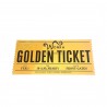 La fábrica de chocolate: Golden Ticket, réplica, gran calidad.