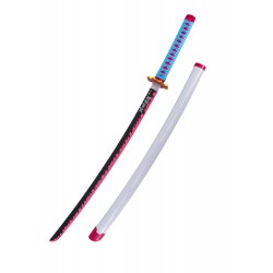 Demon Slayer: Kimetsu no Yaiba: espada nichirin de Kanroji Mitsuri - hoja de bamboo - apta para cosplay y exhibición