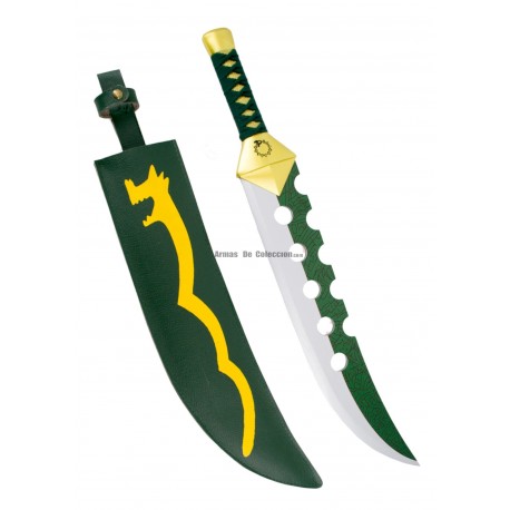 Seven Deadly Sins: Lostvayne Demonic Sword - 70 cm - Bamboo Blade - Suitable for Cosplay and Display