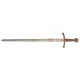 Espada medieval decorativa Francia S.XIV Denix , metal grabado, réplica no funcional para exposición y colección