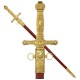 Espada de Napoleón Bonaparte Francia 1809 Denix, 88 cm y 1.052 g, réplica decorativa con funda extraíble, no funcional