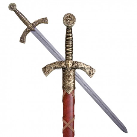 Espada de caballero templario, siglo XII