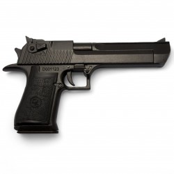 Réplica Pistola semiautomática Desert Eagle 50 , USA-Israel 1982 Modelo negro