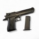 pistola semi-automática, calibre .357, .44 e .50. Preto
