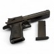 pistola semi-automática, calibre .357, .44 e .50. Preto
