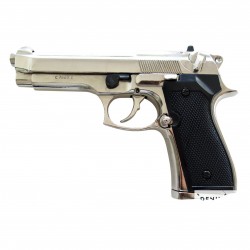 Beretta pistol 92 F.9 mm, parabellum chrome