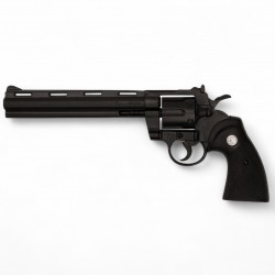 Réplica Colt Python .357 Magnum 8”, metal, 36 cm, 1140 g – mecanismos realistas, modelo histórico 1955